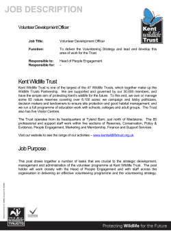 Report - Kent Wildlife trust