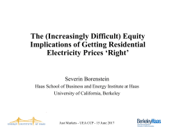 The (Increasingly Difficult) Equity Implications of Getting Residential
