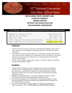 delta sigma theta sorority, inc. a service sorority