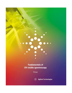 Chapter 1 Principles and applications of UV-visible