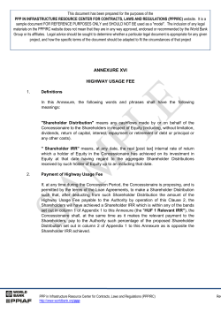 2. Payment of Highway Usage Fee