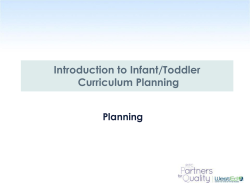 English - Program for Infant/Toddler Care