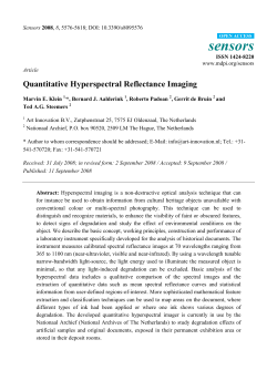 Quantitative Hyperspectral Reflectance Imaging
