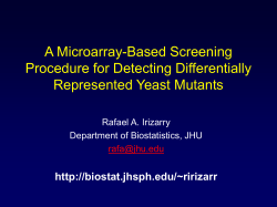 Use of Mixture Model in a genome-wide DNA