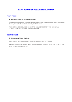 ESPR YOUNG INVESTIGATOR AWARD