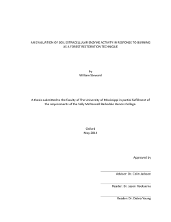 an evaluation of soil extracellular enzyme activity in response to