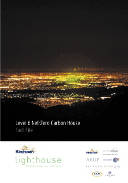 Level 6 Net-Zero Carbon House Fact File