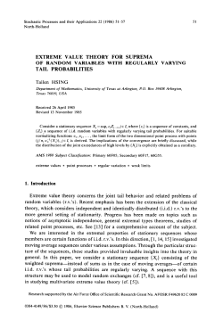 EXTREME VALUE THEORY FOR SUPREMA OF RANDOM