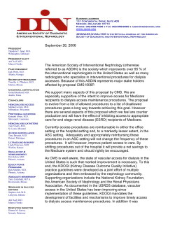 September 26, 2006 The American Society of Interventional