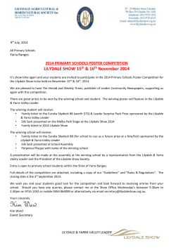 2014 school poster competition guidelines