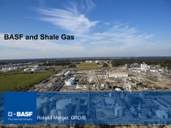 BASF and Shale Gas