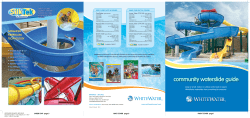community waterslide guide