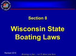 Boating is fun&hellip; we`ll show you how Section 8 Wisconsin State