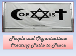 People and Organizations Creating Paths to Peace Power