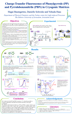 Fluorescence spectra of PP (3) and PBN (4) in neat Ar matrix