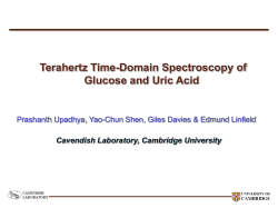 Terahertz time-domain spectroscopy of glucose and