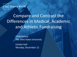 Deans, Athletics Directors, Medical Leadership