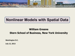 Spatial Autoregression in a Linear Model