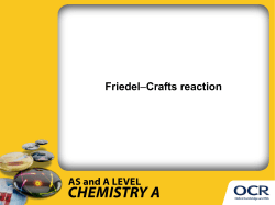 AS and A Level Chemistry A, Powerpoint, Friedel&ndash;Crafts
