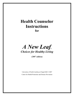 A New Leaf - Center TRT