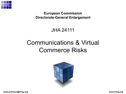 European Commission Directorate-General Enlargement