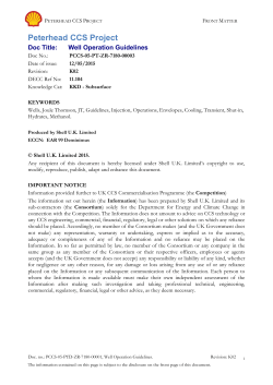 PVT Modelling Report for CO2 in Goldeneye Project