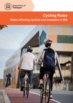 Cycling Rules: Rules affecting cyclists and