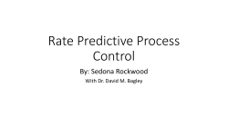 Rate Predictive Process Control