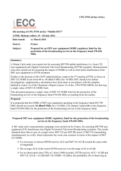 3 Assumptions and results of supplementary calculations