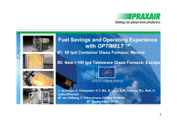 Furnace Solutions C OPTIMELT TCR FINAL