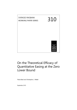 On the Theoretical Efficacy of Quantitative Easing at the Zero Lower