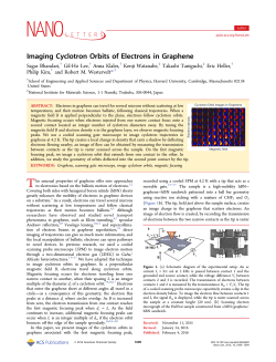 Imaging Cyclotron Orbits of Electrons in Graphene