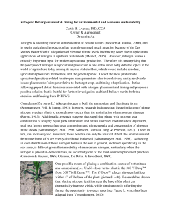 Nitrogen - American Society of Agronomy