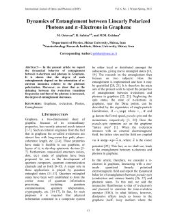 Dynamics of Entanglement between Linearly Polarized Photons and