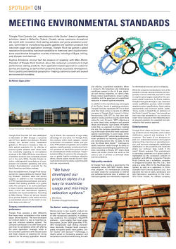 Meeting Environmental Standards with Durlon&reg; Fluid Sealing