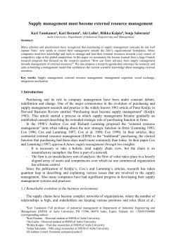 Guidelines for Formatting Final Papers