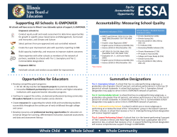Illinois` ESSA State Plan one