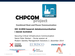 The CHPCOM data flow