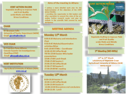 leaflet of the Meeting