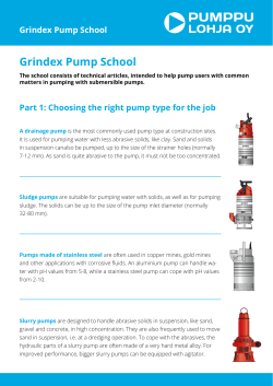 Grindex Pump School