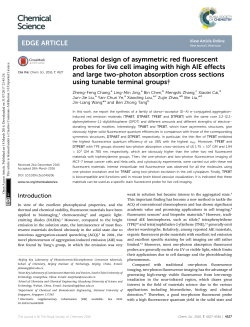 Rational design of asymmetric red fluorescent