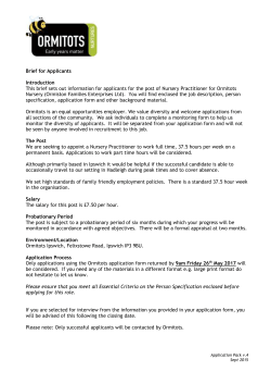 Application Pack - Ormiston Families