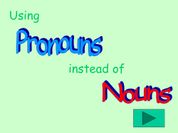 Possessive Pronouns
