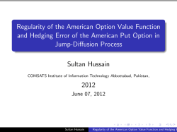 Regularity of the American Option Value Function and Hedging