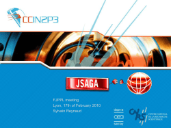 jsaga - indico in2p3