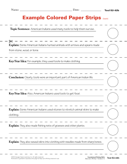 Example Colored Paper Strips (back)