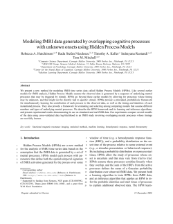 Modeling fMRI data generated by overlapping cognitive processes