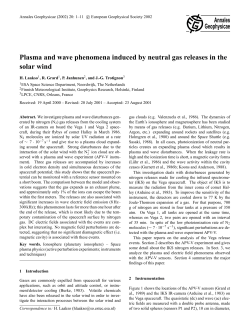 Plasma and wave phenomena induced by neutral gas releases in