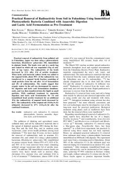 Practical Removal of Radioactivity from Soil in Fukushima Using