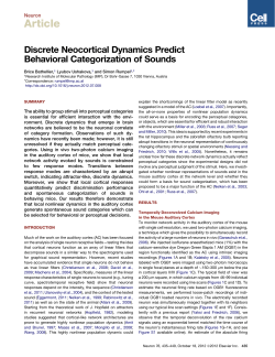 Discrete Neocortical Dynamics Predict Behavioral